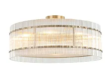 Люстра потолочная 10225+7/PL Newport прозрачная на 12 ламп, основание латунь в стиле американский современный классический Люстра потолочная 10225+7/PL Newport прозрачная на 12 ламп, основание латунь в стиле американский современный классический