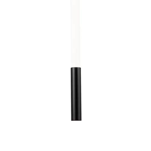 Светильник подвесной LED Filato V000053L Indigo белый 1 лампа, основание чёрное в стиле минимализм хай-тек трубочки фото 4
