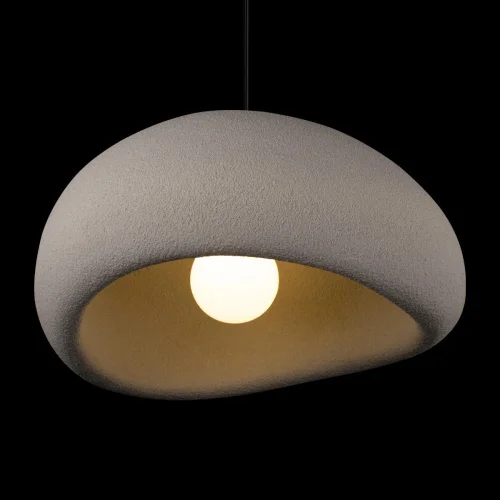Светильник подвесной Stone 10252/600 Grey LOFT IT серый 1 лампа, основание чёрное в стиле современный  фото 4