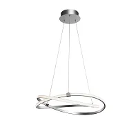 Светильник подвесной LED INFINITY 5381 Mantra хром серебряный на 1 лампу, основание хром серебряное в стиле современный хай-тек кольца