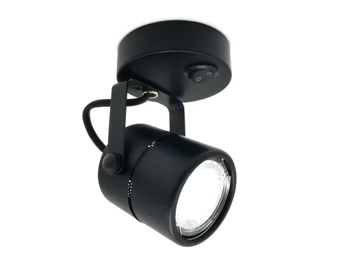 Бра с выключателем Techno spot TA102 Ambrella light чёрный на 1 лампа, основание чёрное в стиле современный хай-тек 