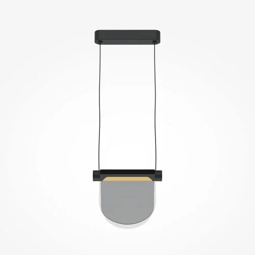 Светильник подвесной LED Fluffy MOD319PL-L5B3K Maytoni серый на 1 лампу, основание чёрное в стиле современный хай-тек фото 3