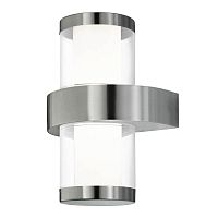 Настенный светильник LED BEVERLY 1 94799 Eglo уличный IP44 серый 2 лампы, плафон прозрачный в стиле современный LED