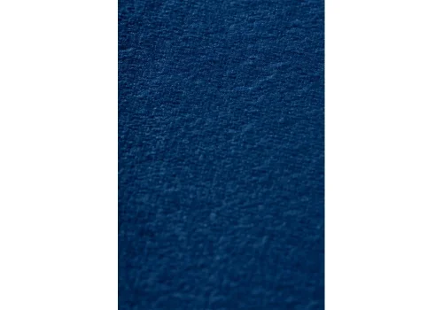 Барный стул dark blue 15066 Woodville, синий/велюр, ножки/металл/чёрный, размеры - ****420*420 фото 4
