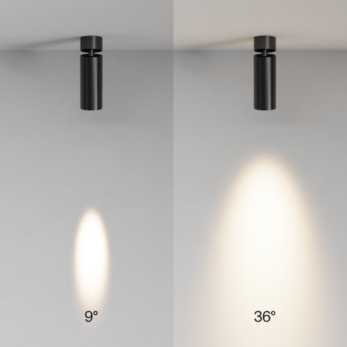 Светильник накладной LED Focus Led C055CL-L12W2.7K-SS-B Maytoni чёрный на 1 лампу, основание чёрное в стиле современный хай-тек трубочки фото 9 Светильник накладной LED Focus Led C055CL-L12W2.7K-SS-B Maytoni чёрный на 1 лампу, основание чёрное в стиле современный хай-тек трубочки фото 9