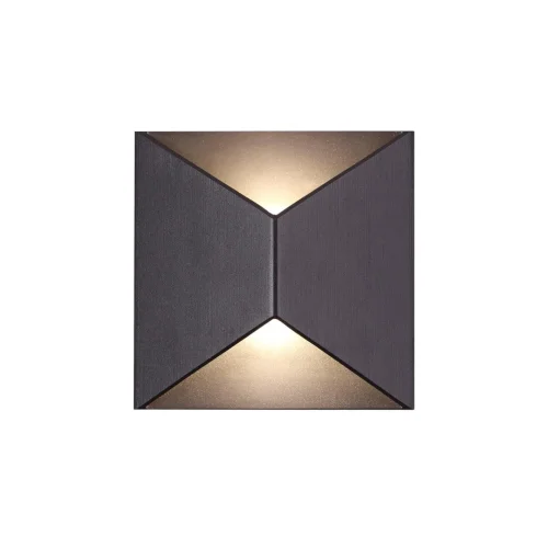Настенный светильник уличный LED Tibro 3907/10WL Odeon Light уличный IP65 чёрный на 1 лампу, плафон чёрный в стиле хай-тек современный LED фото 4