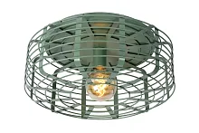 Светильник потолочный Melopee 45148/45/37 Lucide бирюзовый 1 лампа, основание бирюзовое в стиле современный 