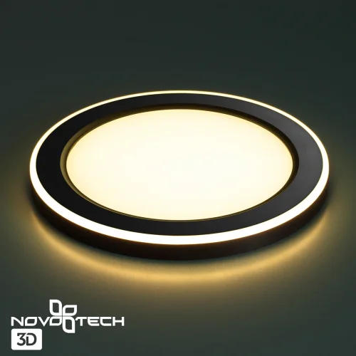Светильник точечный LED Span 359021 Novotech белый 1 лампа, основание чёрное в стиле хай-тек  фото 9