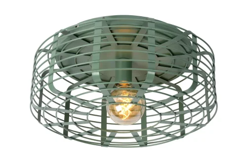 Светильник потолочный Melopee 45148/45/37 Lucide бирюзовый 1 лампа, основание бирюзовое в стиле современный 