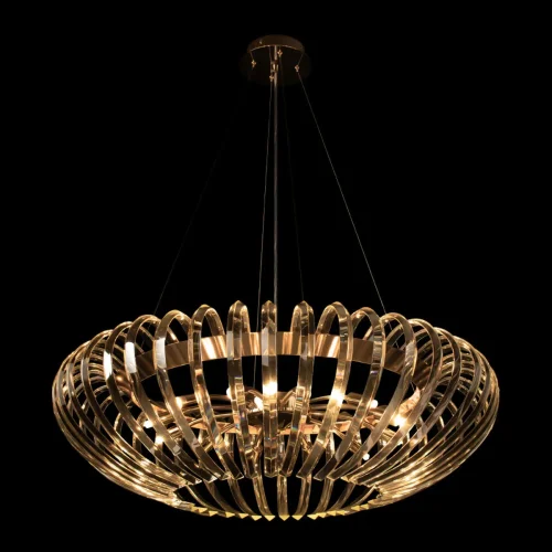 Люстра подвесная хрустальная Dakota 10300/800 French gold LOFT IT прозрачная на 12 ламп, основание золотое в стиле современный  фото 2