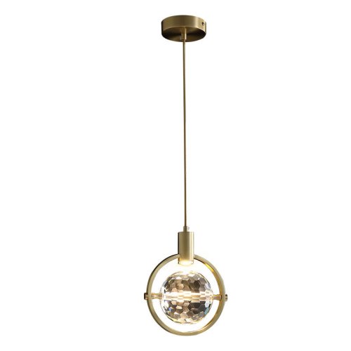 Светильник подвесной GOLF H20 4000К 189716-23 ImperiumLoft прозрачный 1 лампа, основание латунь в стиле арт-деко современный  фото 24