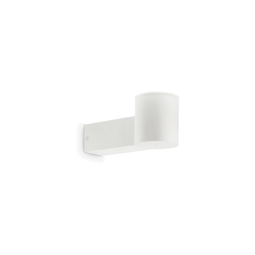 Настенный светильник CLIO MAP1 BIANCO Ideal Lux уличный IP44 белый 1 лампа, плафон белый в стиле современный E27