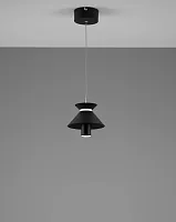 Светильник подвесной LED Ori V10885-PL Moderli чёрный 1 лампа, основание чёрное в стиле лофт модерн 