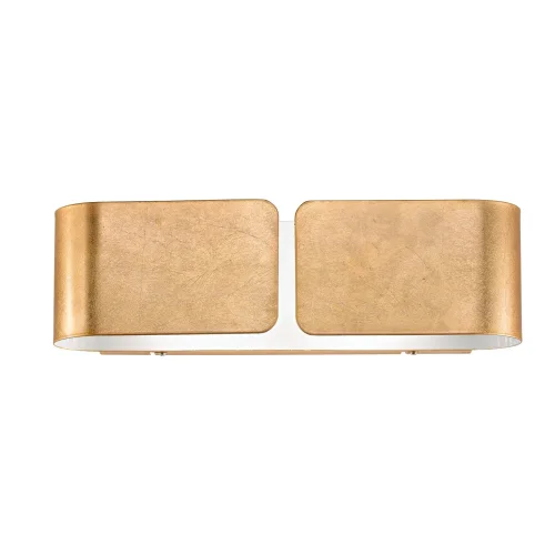 Бра CLIP AP2 SMALL ORO Ideal Lux золотой на 2 лампы, основание золотое в стиле современный 
