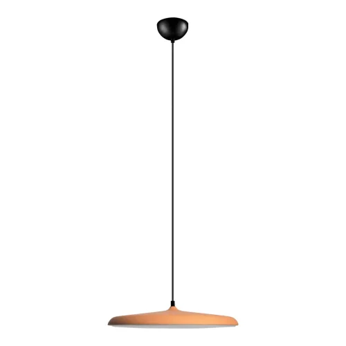 Светильник подвесной LED Plato 10119 Orange LOFT IT белый оранжевый на 1 лампу, основание чёрное в стиле современный 