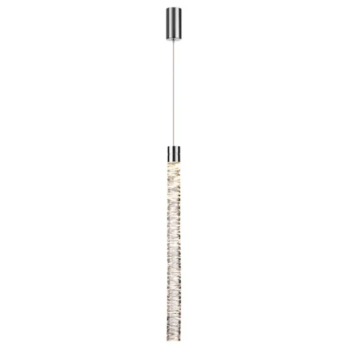 Светильник подвесной Pilar 7146/5L Odeon Light прозрачный на 1 лампу, основание хром в стиле классический современный трубочки фото 3 Светильник подвесной Pilar 7146/5L Odeon Light прозрачный на 1 лампу, основание хром в стиле классический современный трубочки фото 3
