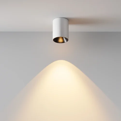 Светильник накладной LED Alfa LED C064CL-8W2.7K-RD-WB Maytoni белый на 1 лампу, основание белое в стиле современный хай-тек круглый фото 6