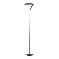 Торшер LED Sole 3234/06 PN-1 Divinare чёрный на 1 лампу, основание чёрное в стиле хай-тек современный 