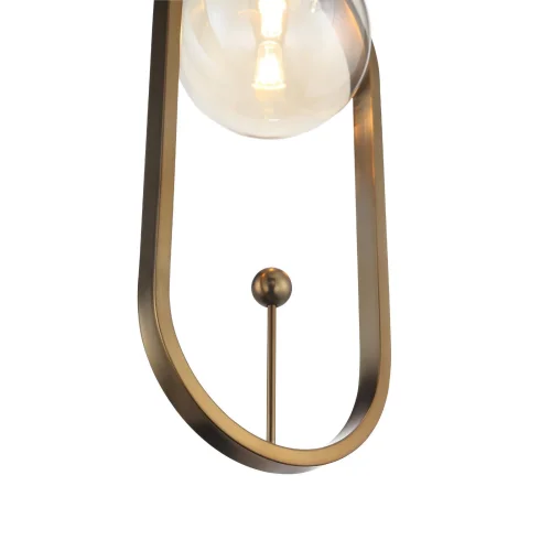 Светильник подвесной Circono SL1201.203.01 ST-Luce бронзовый янтарный 1 лампа, основание бронзовое в стиле современный  фото 2