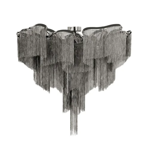 Люстра потолочная Стим / Stream 10208/1000C Gunmetal LOFT IT никель серая на 10 ламп, основание никель серое в стиле арт-деко цепочки Люстра потолочная Стим / Stream 10208/1000C Gunmetal LOFT IT никель серая на 10 ламп, основание никель серое в стиле арт-деко цепочки