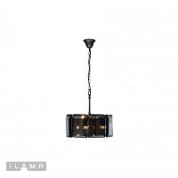 Люстра подвесная Panorama 10490-4P iLamp чёрная на 4 лампы, основание чёрное в стиле американский современный 