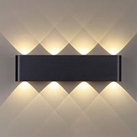 Бра LED Magnum 7191/8WL Odeon Light чёрный на 1 лампу, основание чёрное в стиле хай-тек 