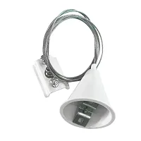 Кронштейн подвес для шинопровода (трека) Track Accessories A410133 Arte Lamp белый в стиле  для светильников серии Track Accessories накладной однофазный