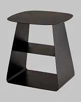 Журнальный столик Leyre, металл, черный УТ000040305 Stool Group столешница чёрная из металл
