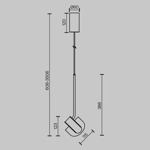 Светильник подвесной LED MOD459PL-L7BSK Levix Maytoni латунь на 1 лампу, основание латунь в стиле современный фото 8 Светильник подвесной LED MOD459PL-L7BSK Levix Maytoni латунь на 1 лампу, основание латунь в стиле современный фото 8