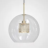 Светильник подвесной Catch 186707-26 ImperiumLoft прозрачный 1 лампа, основание бронзовое в стиле современный 