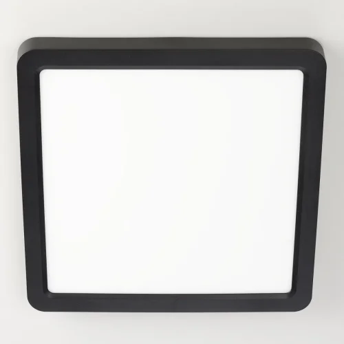 Светильник потолочный LED DIMM Бейсик CL738K181V Citilux белый 1 лампа, основание чёрное в стиле современный хай-тек квадратный фото 6