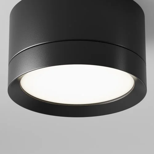Светильник накладной Hoop C086CL-GX53-SRD-B Maytoni чёрный 1 лампа, основание чёрное в стиле современный круглый фото 2