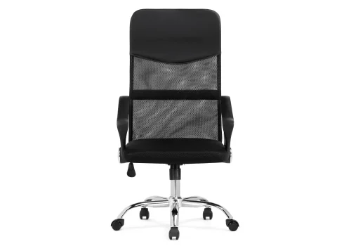 Компьютерное кресло Arano 1 black 15391 Woodville, чёрный/сетка, ножки/металл/хром, размеры - *1190***620* фото 2