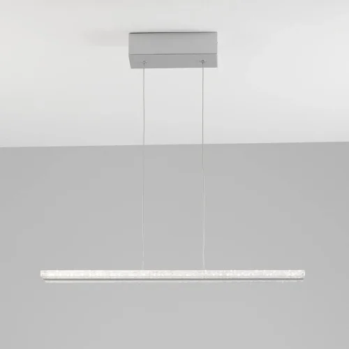 Светильник подвесной LED Holo V1940-PL Moderli серый на 1 лампу, основание серое в стиле хай-тек линейный фото 4