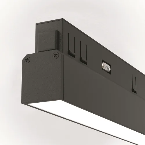 Трековый светильник LED Magnetic track system TR030-4-12W3K-WW-DS-B Maytoni чёрный для шинопроводов серии Magnetic track system Exility чёрный фото 4