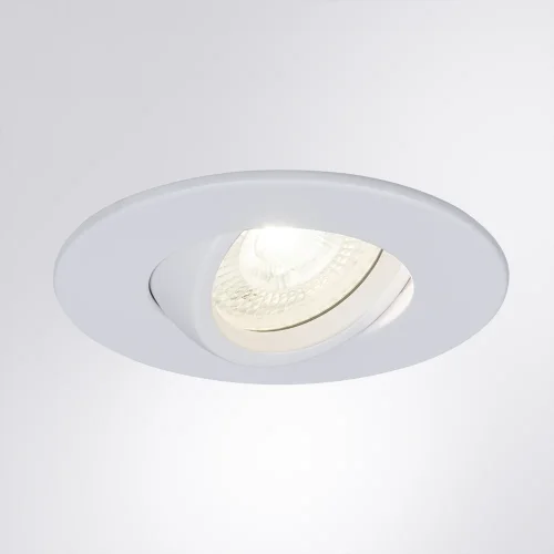 Светильник точечный Giro A2867PL-1WH Arte Lamp белый 1 лампа, основание белое в стиле современный круглый фото 3