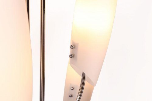 Люстра подвесная 1100/9P Escada белая на 9 ламп, основание хром в стиле минимализм  фото 2