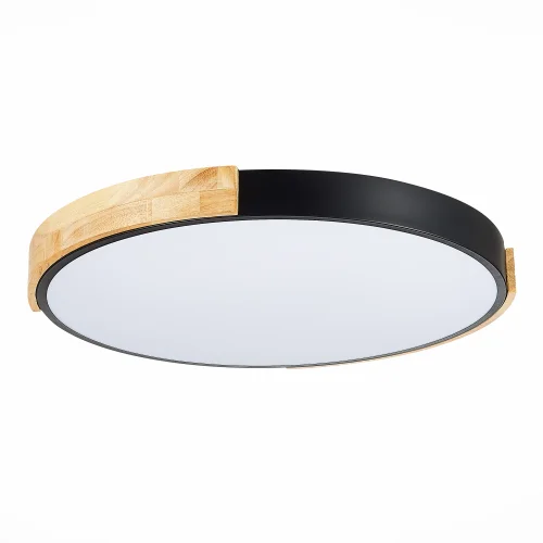 Светильник потолочный LED Delia SLE201342-01 Evoluce белый на 1 лампу, основание чёрное бежевое в стиле современный хай-тек кольца фото 4 Светильник потолочный LED Delia SLE201342-01 Evoluce белый на 1 лампу, основание чёрное бежевое в стиле современный хай-тек кольца фото 4