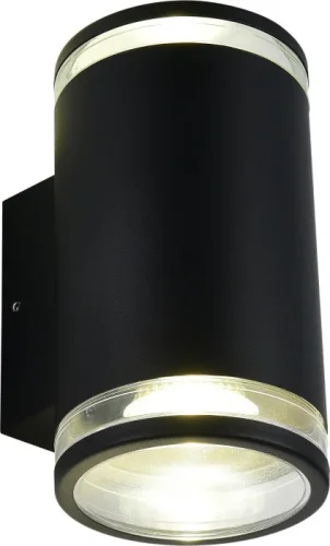 Настенный светильник уличный Tubo SL9009.401.02 ST-Luce уличный IP65 чёрный на 2 лампы, плафон чёрный в стиле хай-тек современный GU10 фото 3