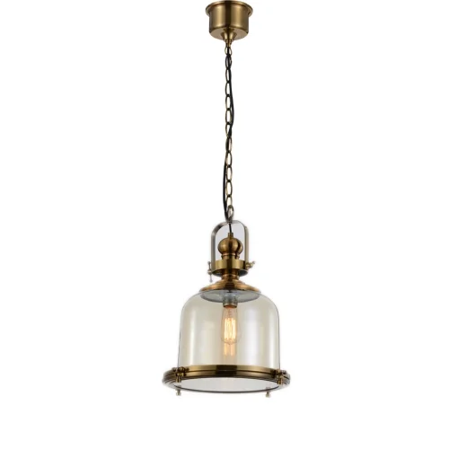 Светильник подвесной лофт Vintage 4970 Mantra прозрачный 1 лампа, основание бронзовое в стиле лофт  фото 2