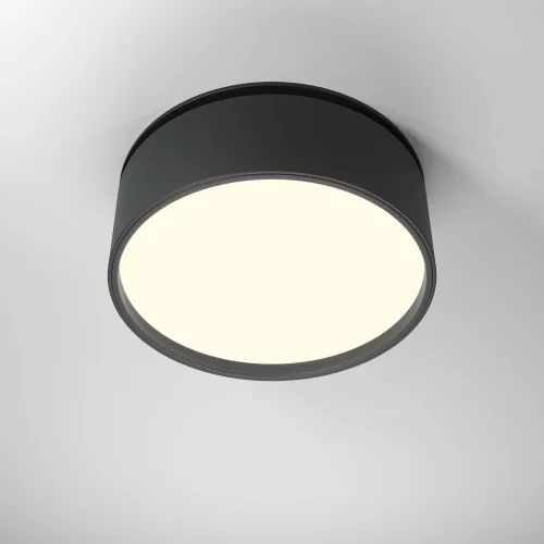 Светильник точечный LED Onda DL024-18W3K-B Maytoni чёрный 1 лампа, основание чёрное в стиле современный хай-тек круглый фото 4