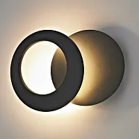 Бра LED Toronto 8464 Mantra чёрный 1 лампа, основание чёрное в стиле хай-тек современный отражённый свет