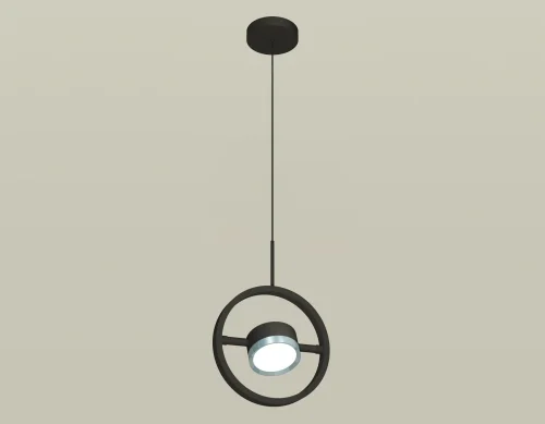 Светильник подвесной XB9112102 Ambrella light чёрный 1 лампа, основание чёрное в стиле современный хай-тек 