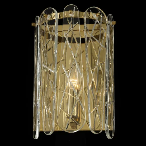 Бра Talla CL318412 Citilux прозрачный на 1 лампу, основание золотое в стиле классический фото 4