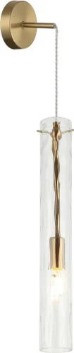 Светильник подвесной Perfecto Light 2193/05/01PW Stilfort прозрачный на 1 лампу, основание бронзовое в стиле современный фото 3