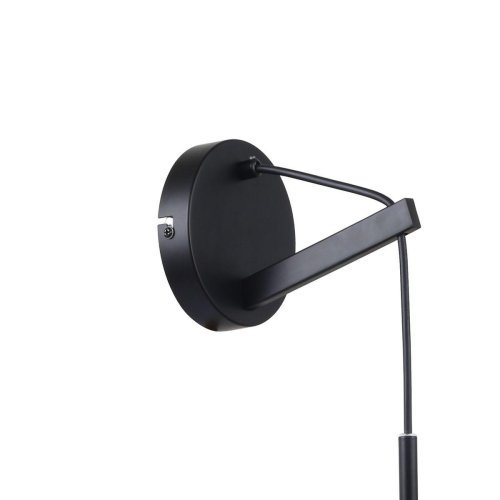 Бра Aenigma 2556-1W Favourite чёрный прозрачный на 1 лампа, основание чёрное в стиле современный  фото 3