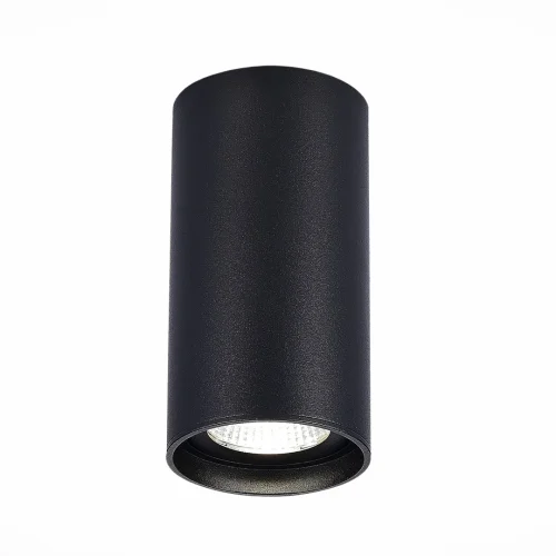 Светильник накладной LED ST157.432.15 ST-Luce чёрный 1 лампа, основание чёрное в стиле хай-тек современный круглый