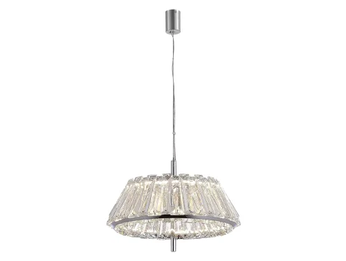 Светильник подвесной LED 8444/S chrome Newport прозрачный 1 лампа, основание хром в стиле американский современный классический 