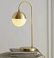 Настольная лампа Cedar 73971-22 ImperiumLoft белая 1 лампа, основание латунь металл в стиле современный 