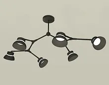 Светильник потолочный XB9056100 Ambrella light чёрный 6 ламп, основание чёрное в стиле модерн хай-тек 